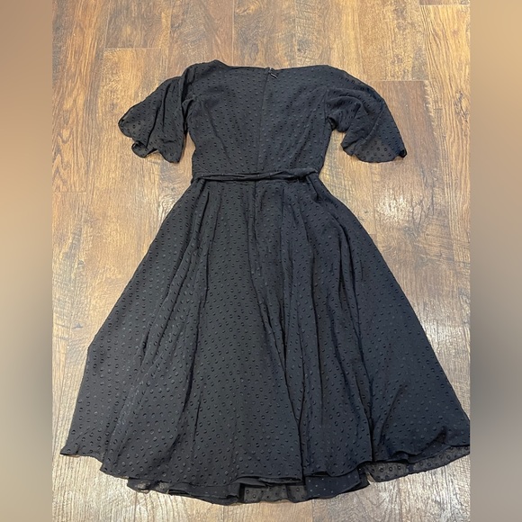 Kate Spade Spice Things Up Clip Dot Black Dress Women’s Size 00 - Picture 2 of 12